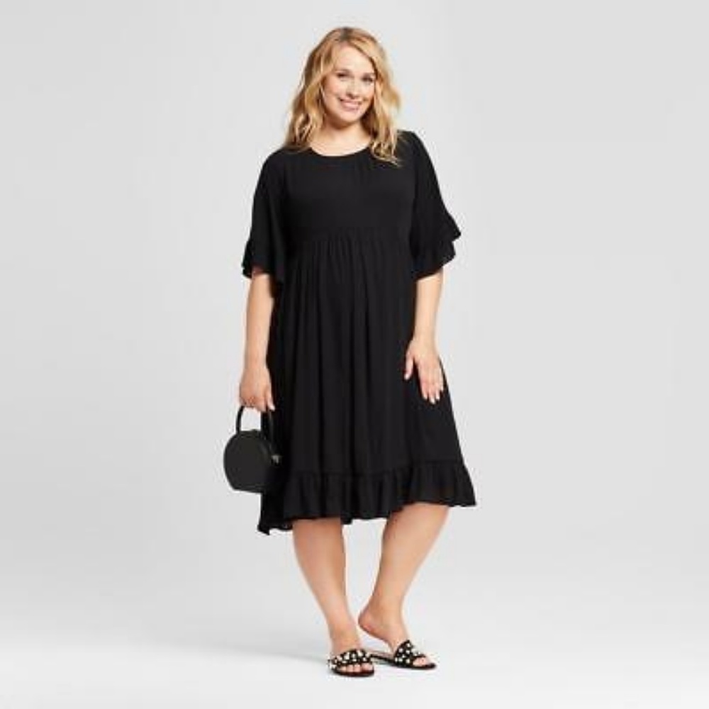 NWT Black Isabel Maternity Dress L